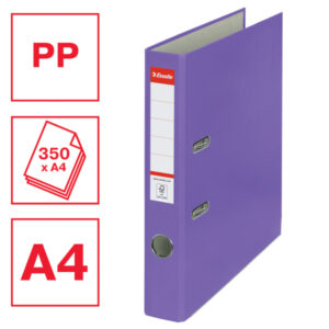 Segregator Esselte A4, ekonomiczny 50 mm, fioletowy