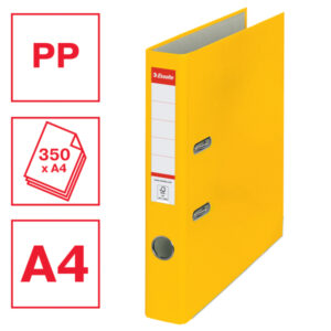 Segregator Esselte A4, ekonomiczny 50 mm, żółty