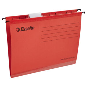 Teczki zawieszane Esselte Classic A4, czerwony