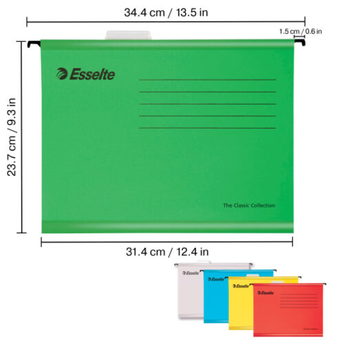 90318_n_01.jpg Teczki zawieszane Esselte Classic A4, zielony